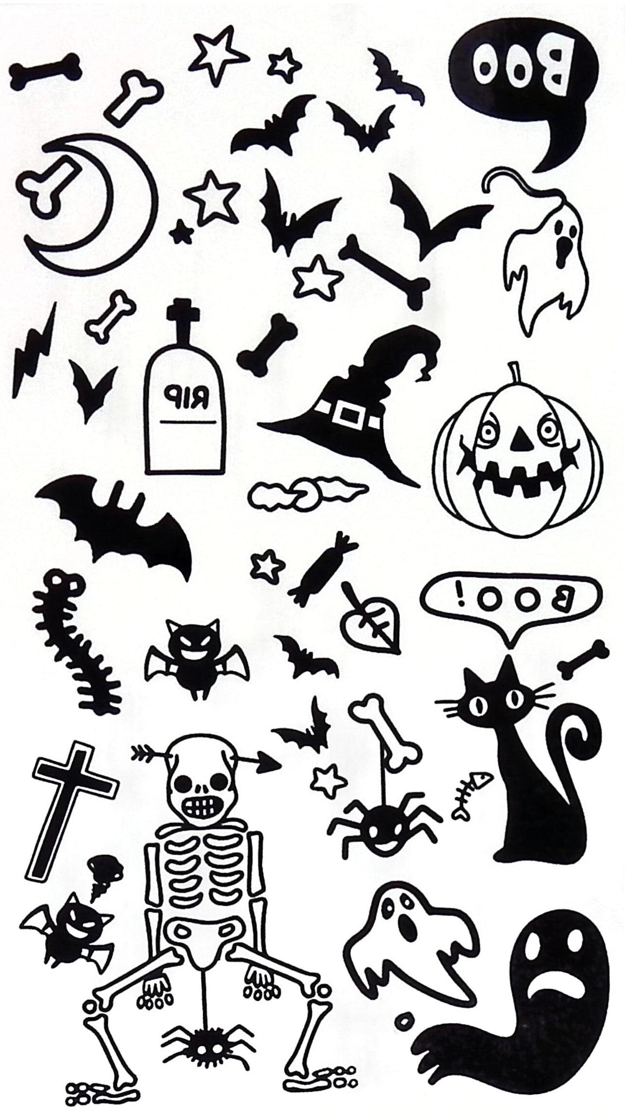 Halloween Instant Tattoos 01