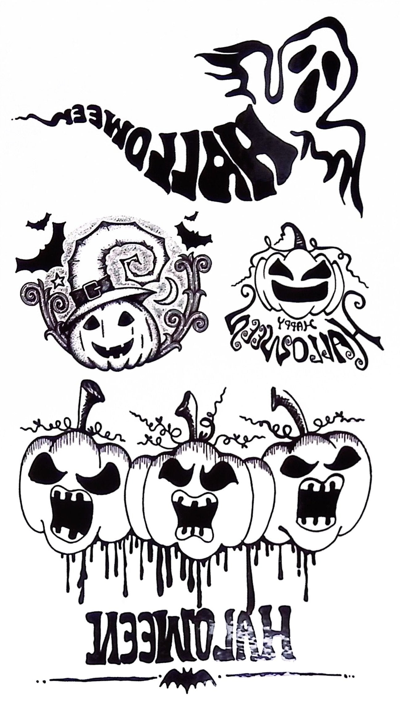 Halloween Instant Tattoos 32