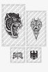The Composed Set — Four Confidence Buff Tattoos for Job Interviews and High-Stakes Conversations