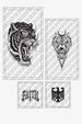 The Composed Set — Four Confidence Buff Tattoos for Job Interviews and High-Stakes Conversations