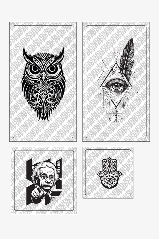 The Steady Set — Four Confidence Buff Tattoos for Exams and Test Days