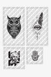 The Steady Set — Four Confidence Buff Tattoos for Exams and Test Days
