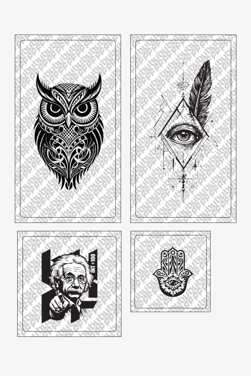 The Steady Set — Four Confidence Buff Tattoos for Exams and Test Days