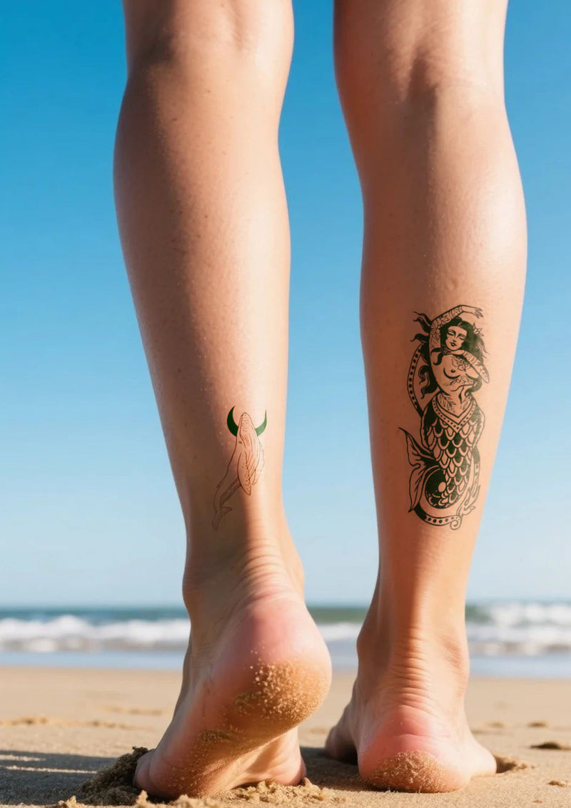 Confidence Buff Tattoo — Plant-Based Reminder for Real-Life Moments